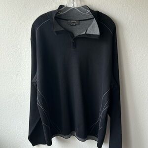 ST. Croix sweater Trend style size large 75% wool black soft collared